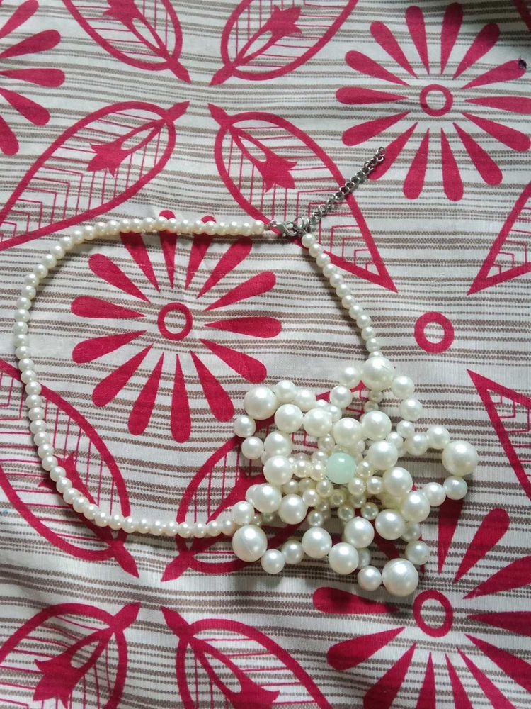 tendy pinterest Pearl Necklace Set