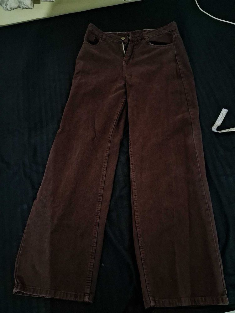 Y2k baggy Brown Wide Leg Pants