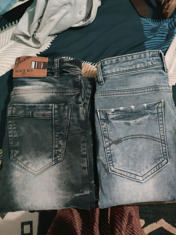 Black And Blue Boys Jeans 👖👖 2Pac