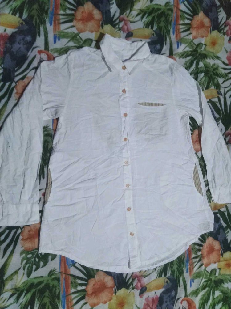 White Button-Up Shirt