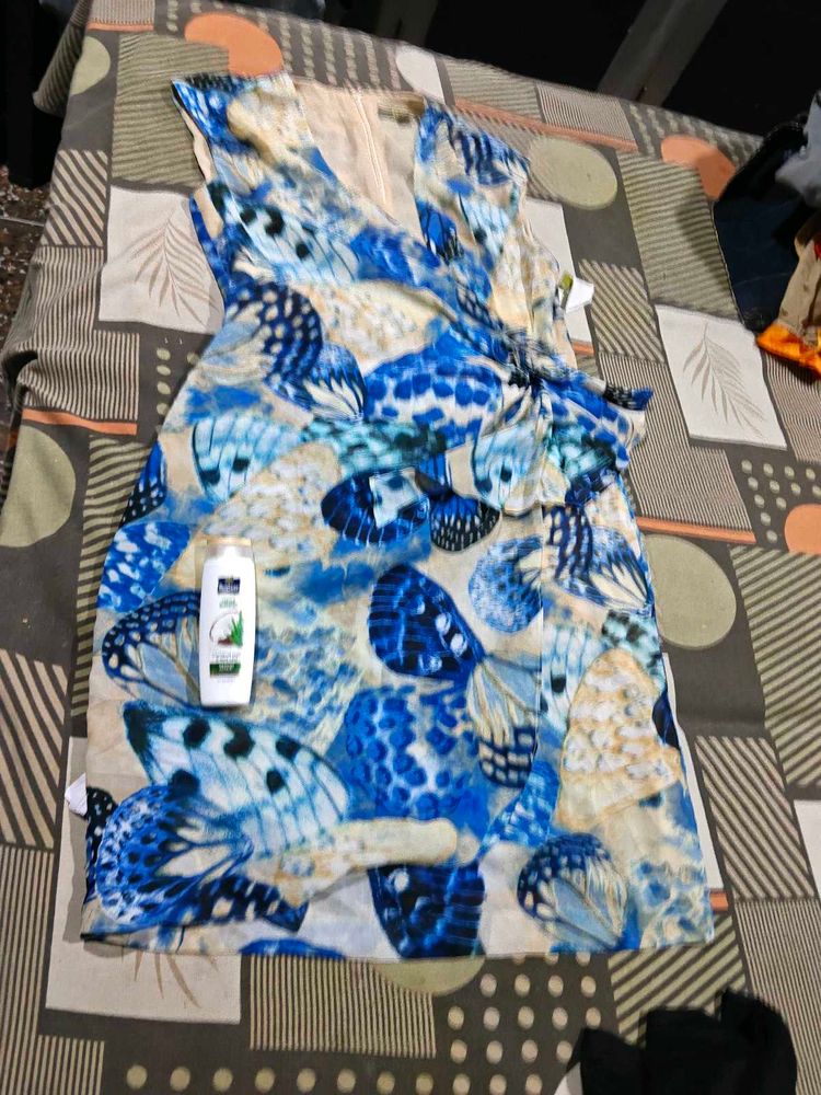Butterfly Print Summer Dress and shampoo