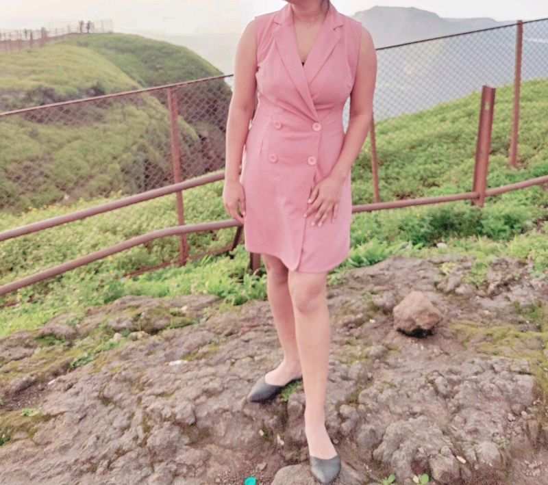 Peach Mini Dress