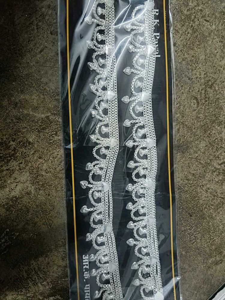 Elegant Silver Anklets