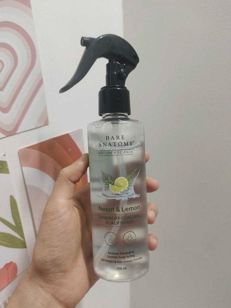 Neem and Lemon Anti Dandruff Scalp Spray 🌿