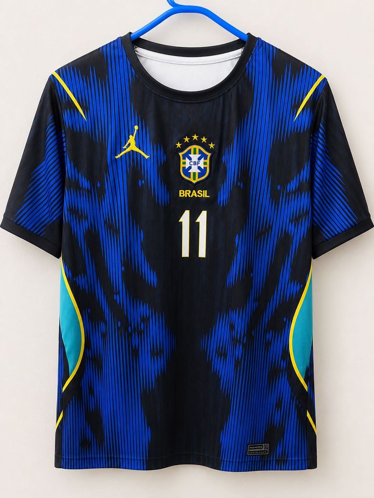Jordan Embroidered Brazil Away Kit ❤️‍🩹