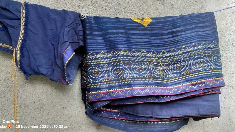 Elegant Blue Saree