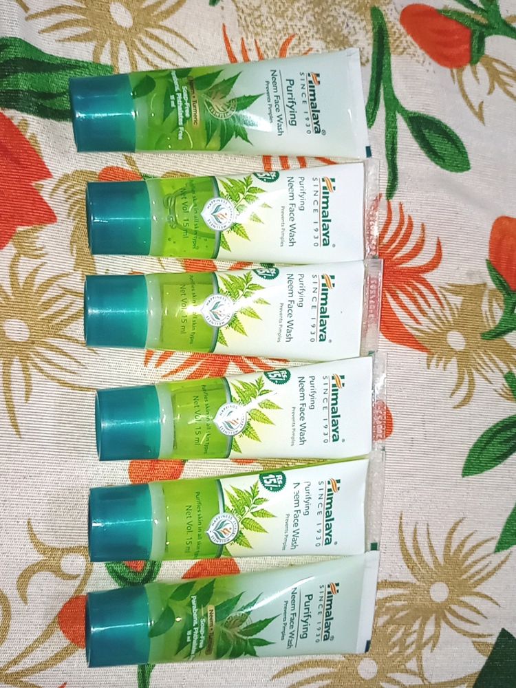 6 Piece Of Himalaya Purifying Neem Face Wash