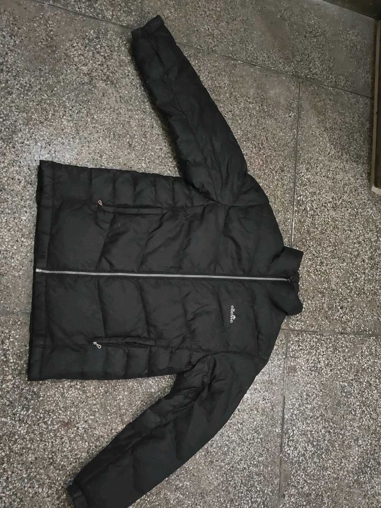 Men's Black Puffer Jacket