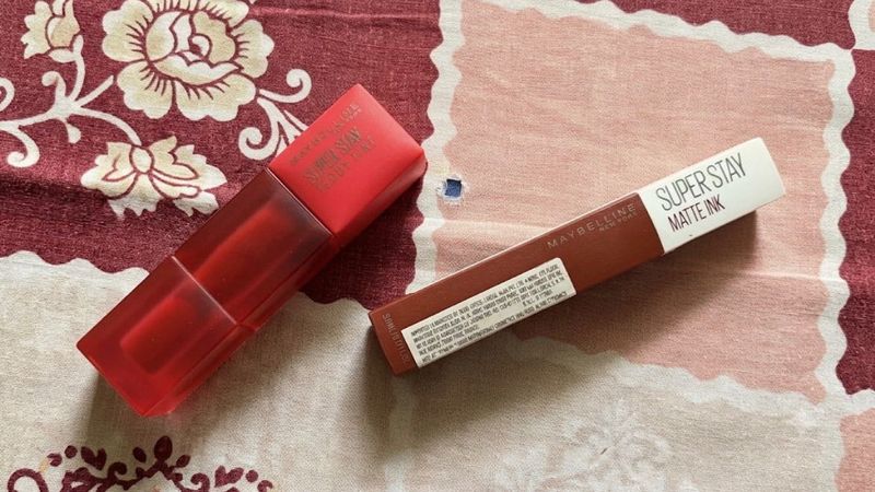 Maybelline Super Stay Matte Ink Lipstick and teddy