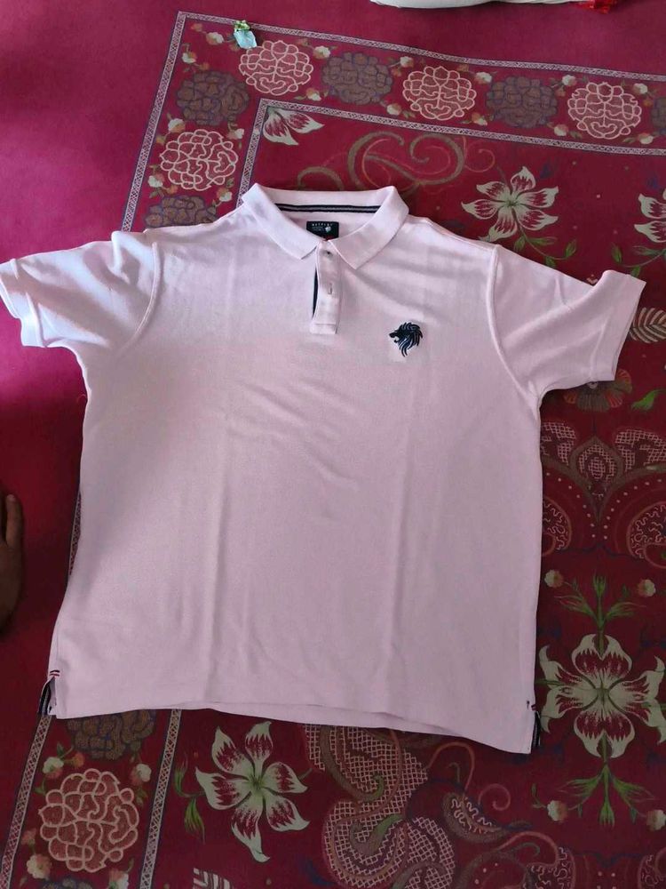 Men's Pink Polo T-Shirt