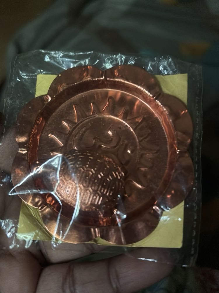 Unique Copper Pooja Diya Turtle