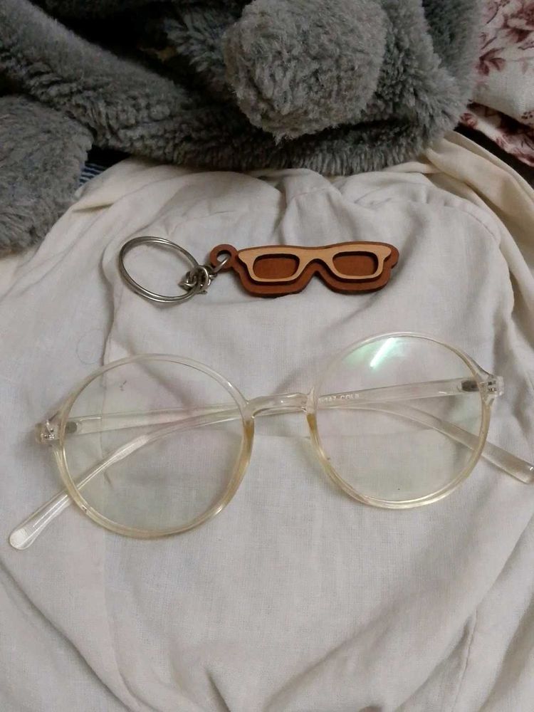 Clear Round Glasses
