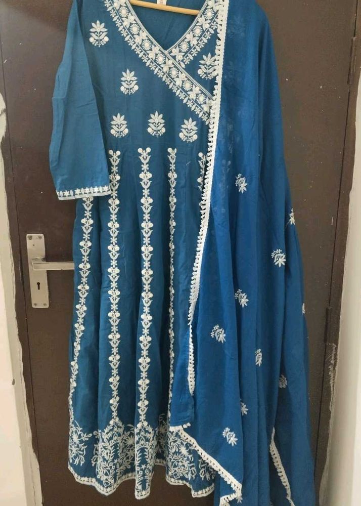 New Unused PureCotton Premium Anarkali Suit