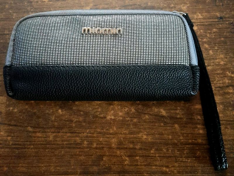 Shimmery Purse Cum Make Up Pouch