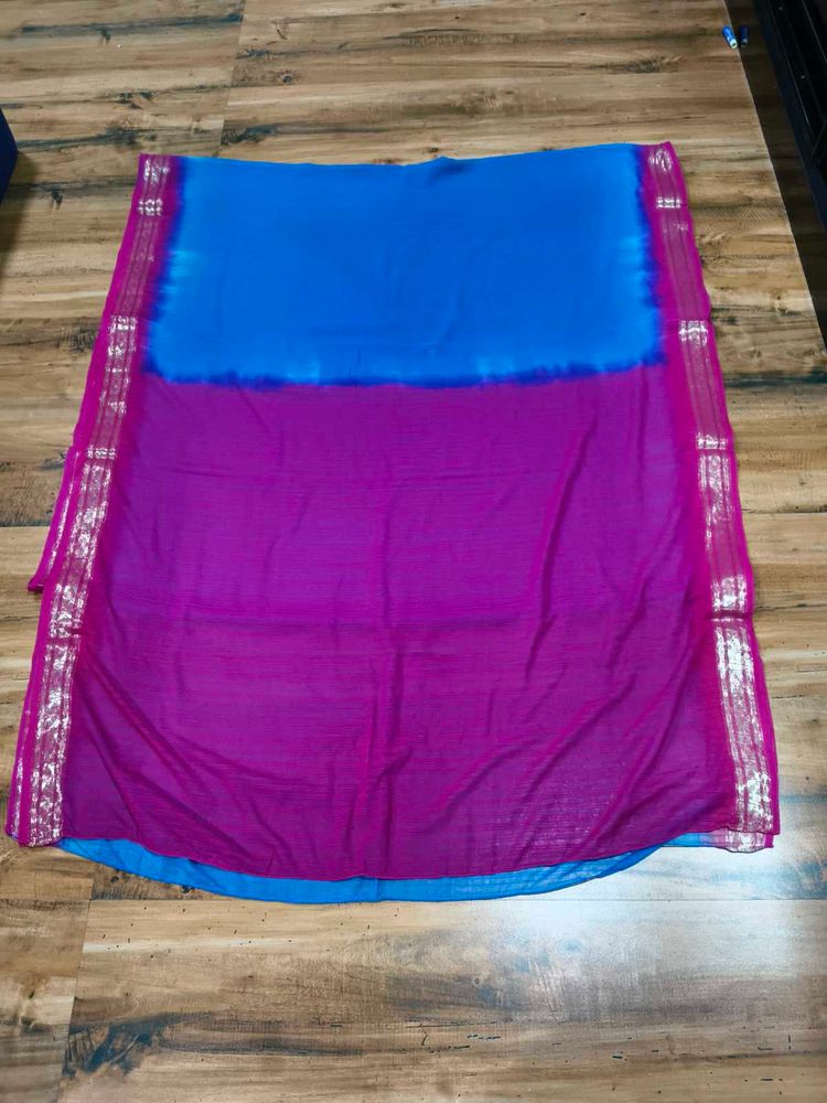 SALE!!Blue &amp; Pink Saree
