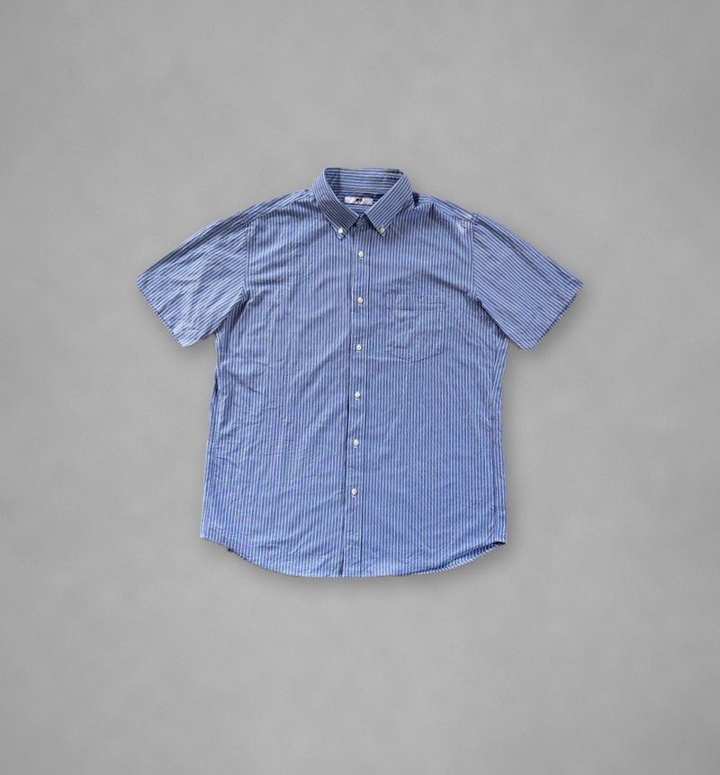 pinteresty Uniqlo striped half sleeve shirt