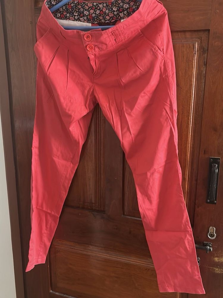 Coral Casual Pants - Clearance Sale 🥳