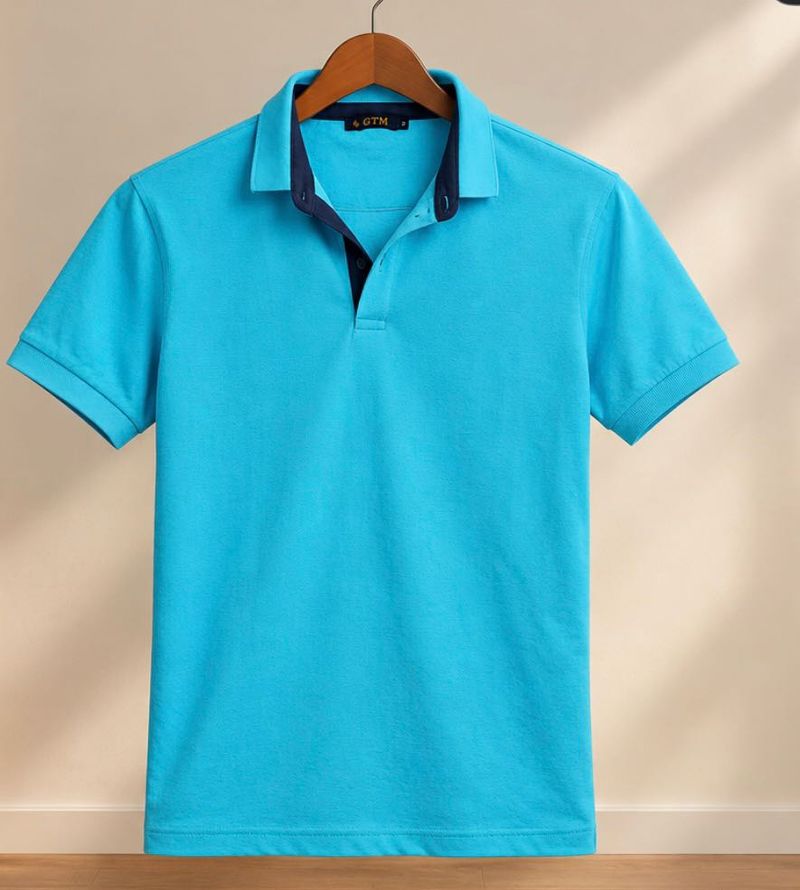 Men's Blue Polo T-Shirt