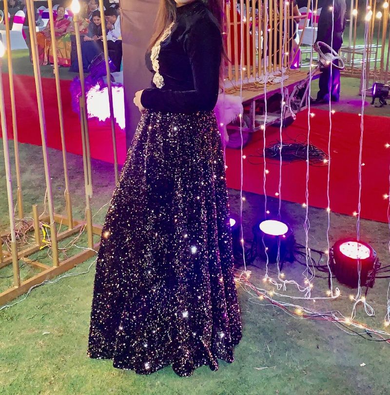 Full Sequins Sparkle Lehenga Skirt