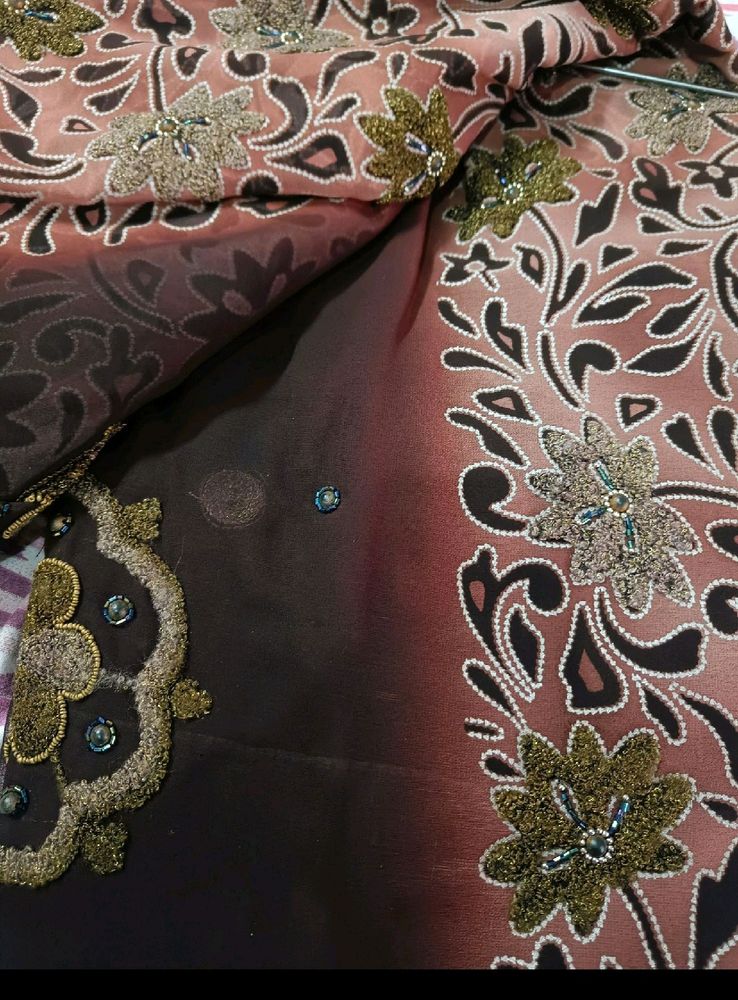 Embellished Ombre Saree