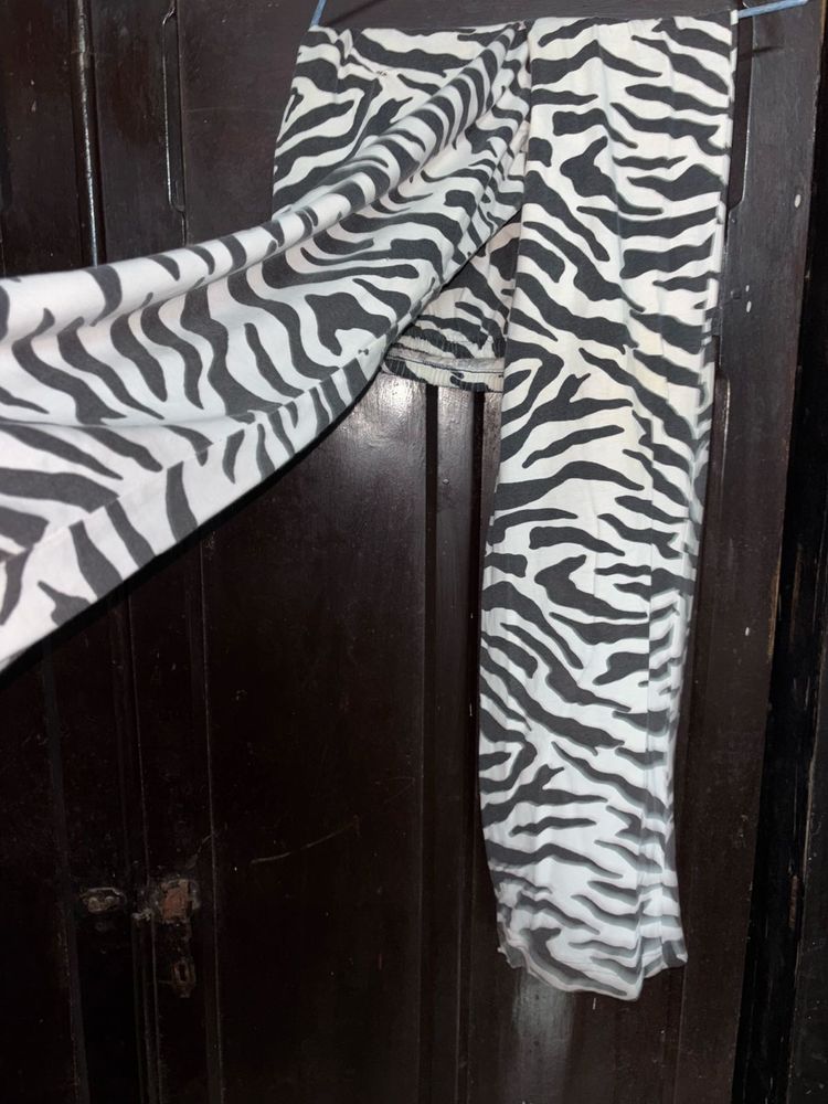 Zebra Print Leggings