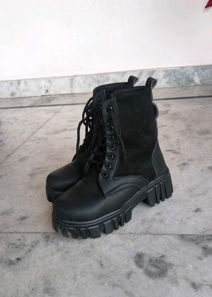 Black Combat Boots