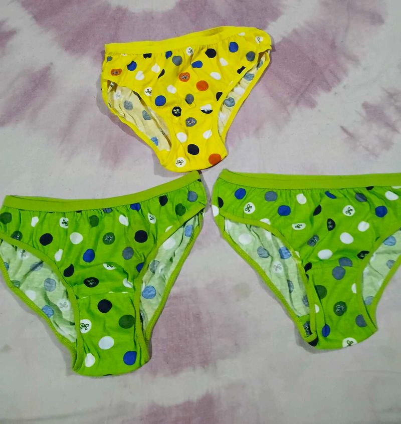 combo Cute Polka Dot Briefs - Pack of 3