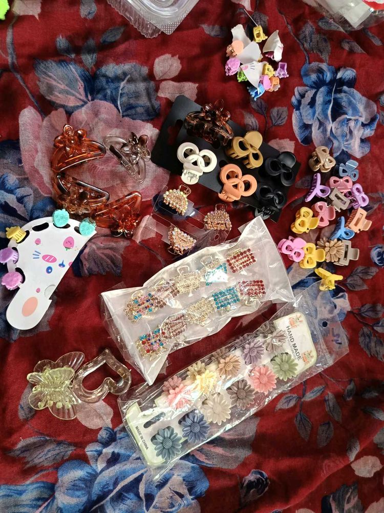 Cute Hair Clips Set