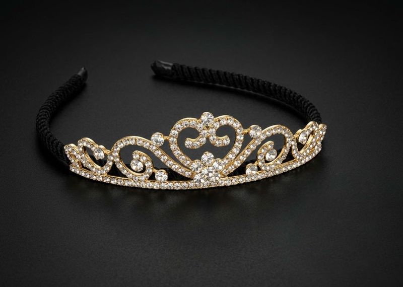 Sparkling Crystal Tiara Headband