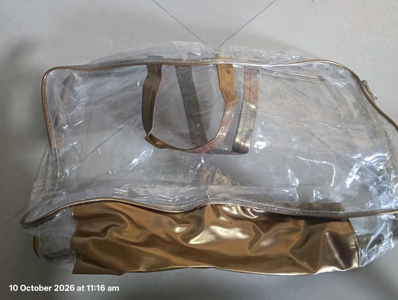 lehenga choli clear bag