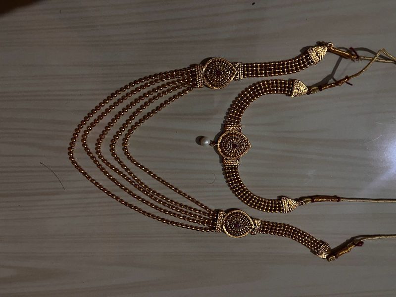 Elegant Beaded Necklace Set
