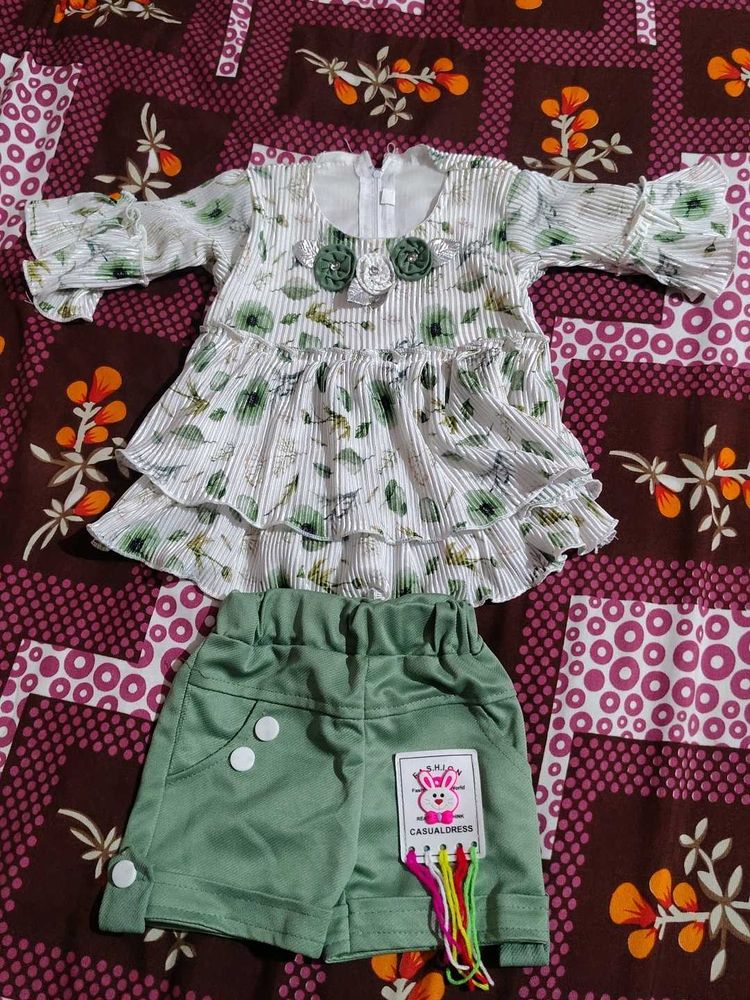 baby girl shorty pair