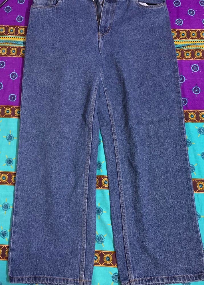 Classic Blue Straight LegDenim Jeans