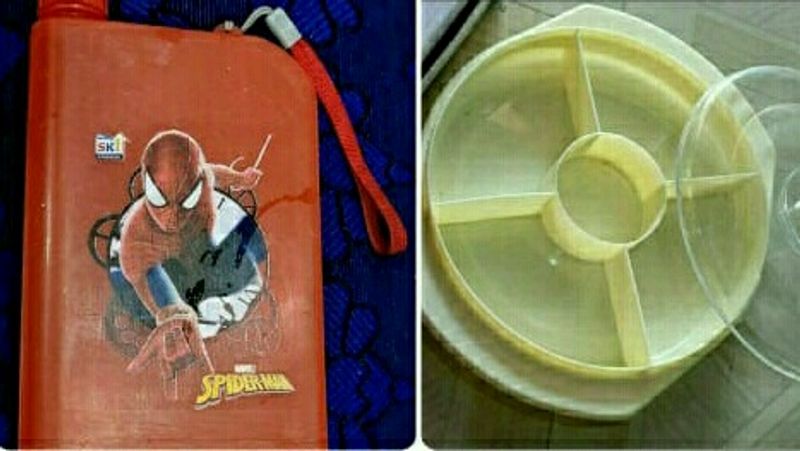 Set 2 Water Bottle Spiderman &amp;Supari Pandan Se