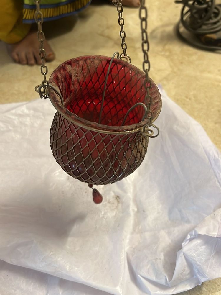 Red Candle Lamp
