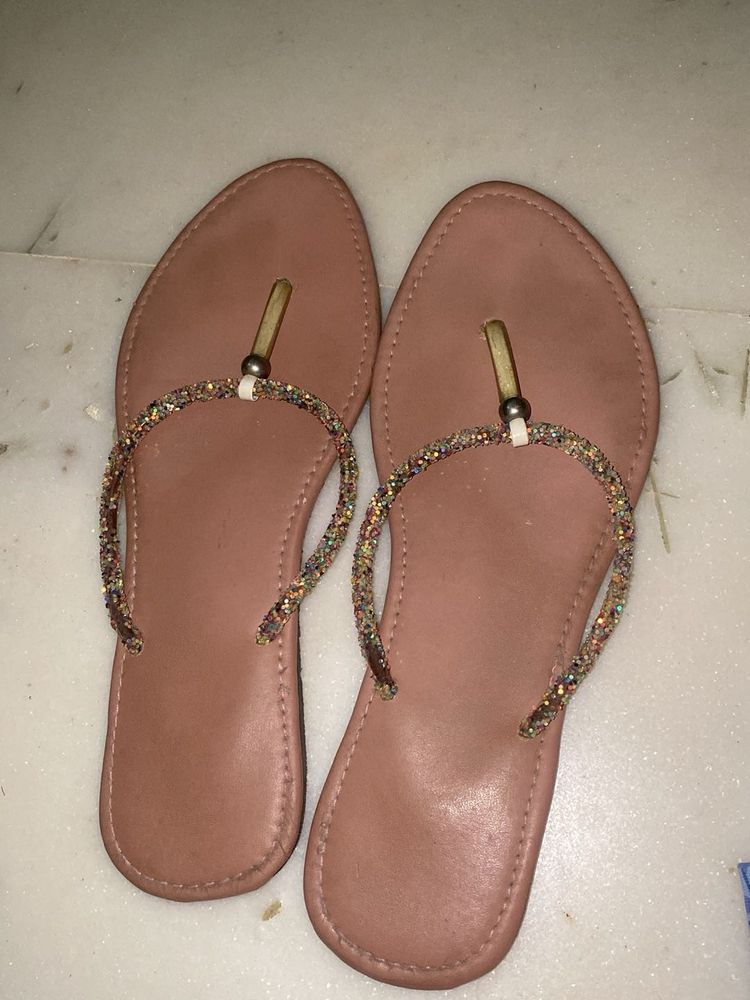 Sparkly Flat Sandals
