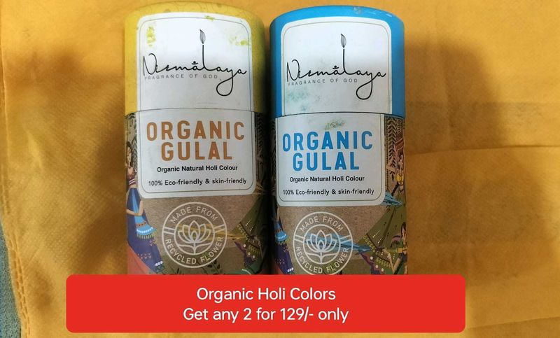 Neermalaya Organic Gulal Holi Colors (Set of 2)
