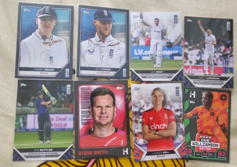 Topps UK Edition Cricket Cards