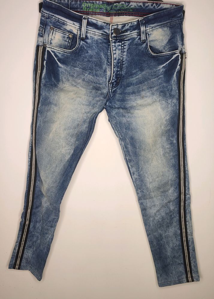 Light Blue Stripe Jeans