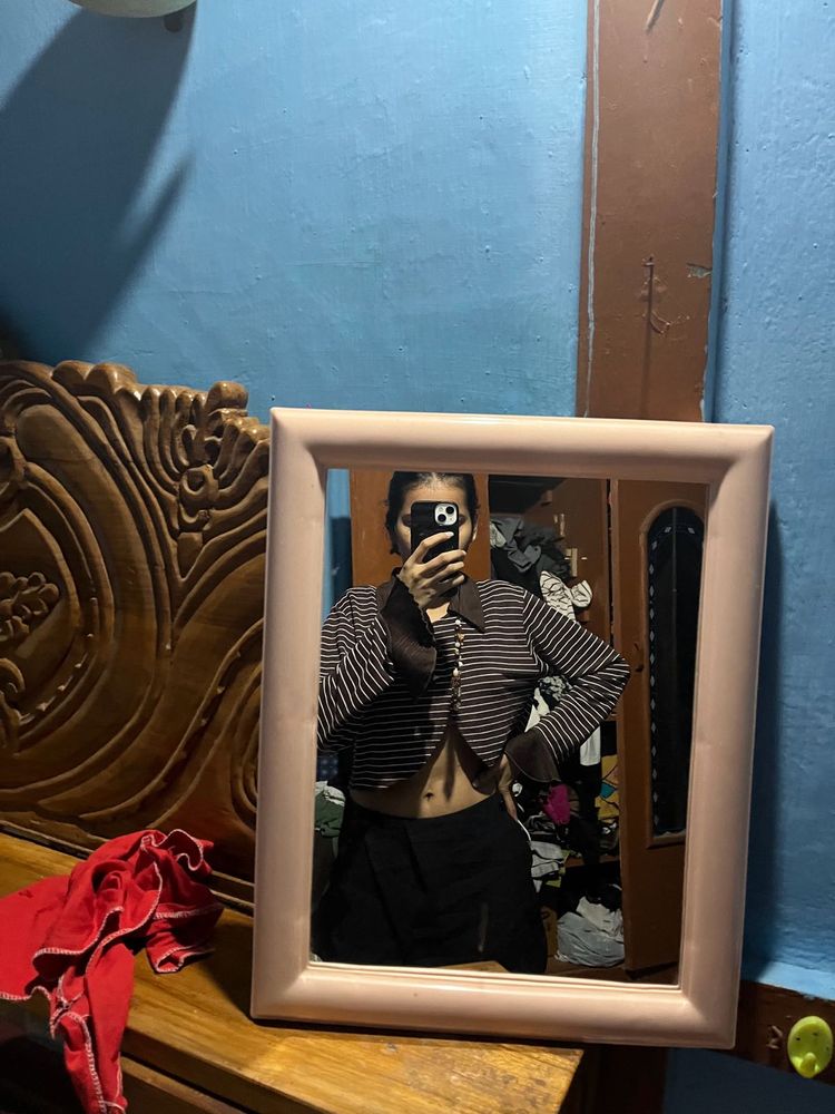 Striped Crop Top - Y2K Style