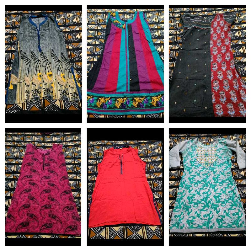 kurtis bundle- Set of 6