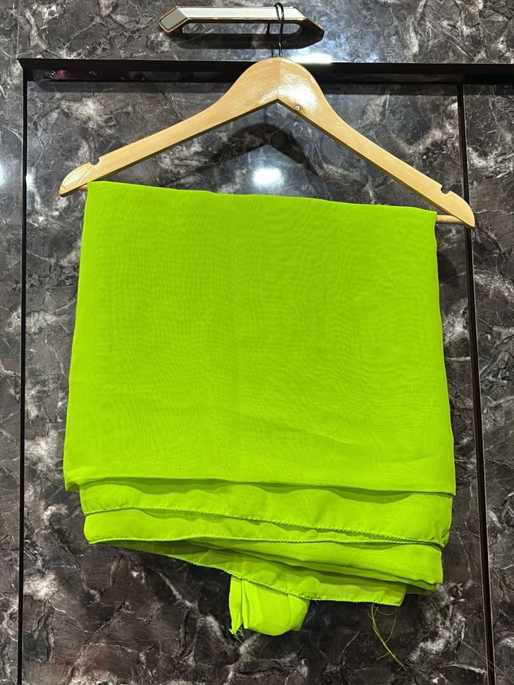 Green New Sari