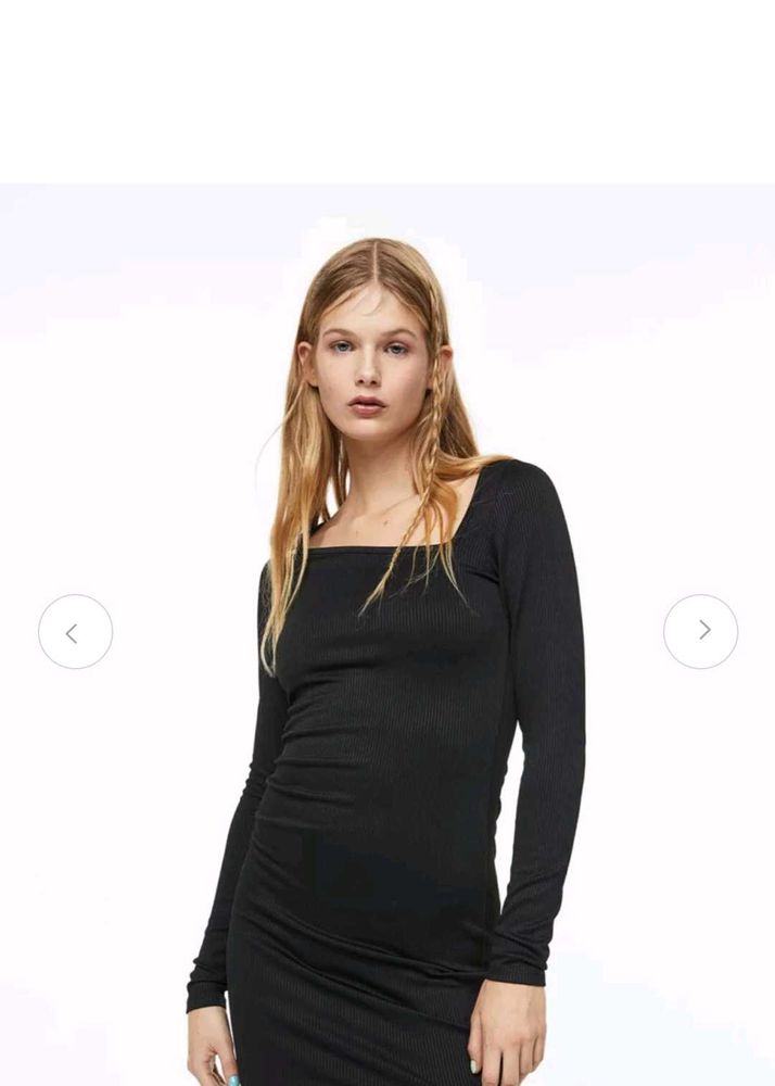H&amp;M Black Dress New With Tag