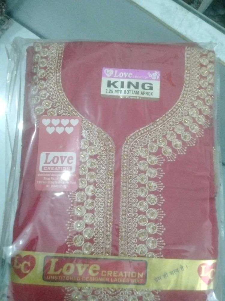 surat Unstitched Designer Ladies Suit