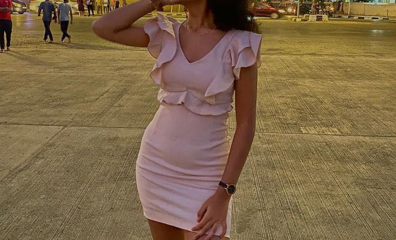 Chic Ruffle Sleeve Mini Dress