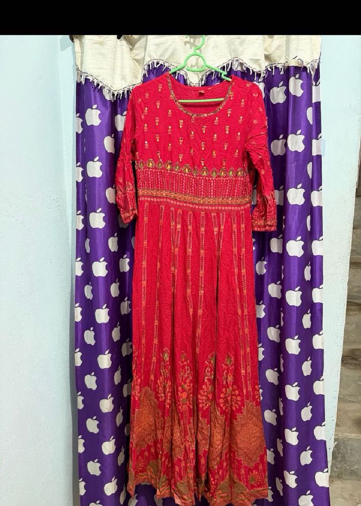 Beautiful Red Ethnic Gown