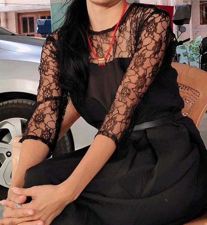 Elegant Black Lace Gown