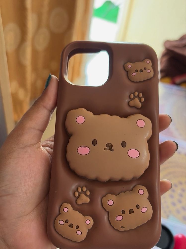 Cute Bear i Phone 15 Case