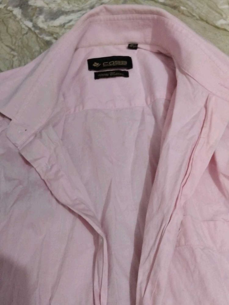 Cobb Brand Men's Pink Shirt
