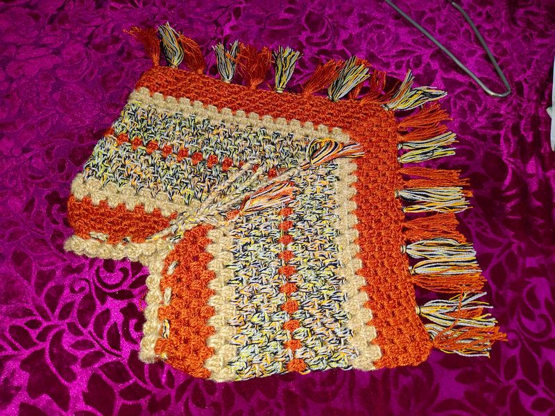 Kids Crochet Winter Girls Poncho Crochet Multi Vibrant Rainbow Girls Poncho 2 Years